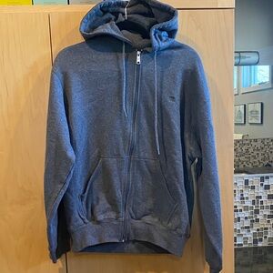 Russell Athletic Men's Dark Gray Zip-Up Hoodie